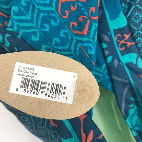 PRANA NWT ELLA ONE PIECE SWIMSUIT LAGOS LISBON SMA - Picture 7 of 12